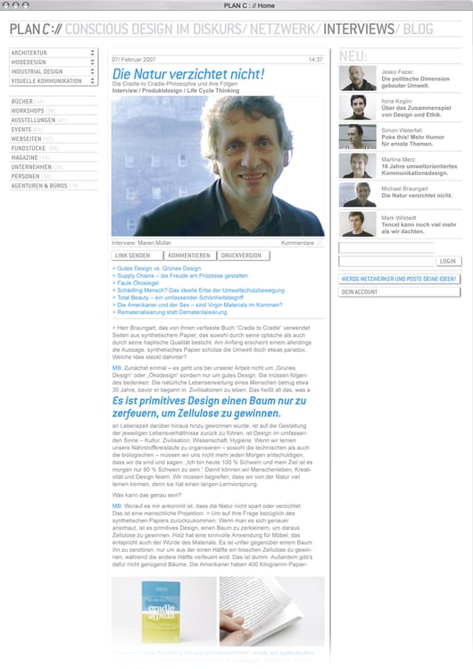 Plan C // Conscious Design im Diskurs [Bachelorthesis]