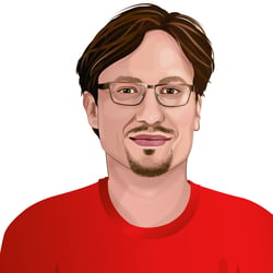 Profil-Illustration für ein neues Team-Mitglied // Kunde: LITE Games GmbH