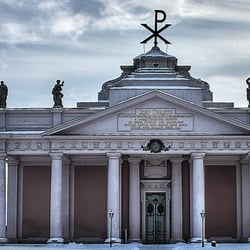 Die Stadtkirche von Ludwigslust in HDR