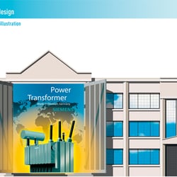 Werbeillustration Siemens