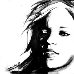 Portrait Acryl auf Leinwand