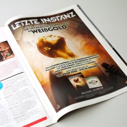 Anzeigengestaltung „Letzte Instanz“ (Drakkar)