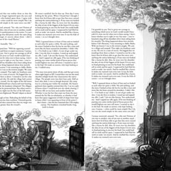 horror pulp Magazine | Tales From The Transdimensional Horror Express | „The Drone“ von Abraham Merritt | Layout