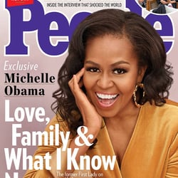 Michelle Obama wearing Galvan