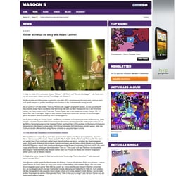 Maroon 5 Konzertbericht auf www.Universal-Music.de