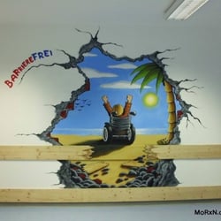 „Barrierefrei“ Wandgemälde