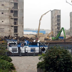 Abriss Palast der Republik 2008