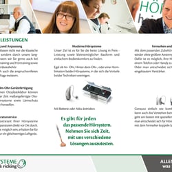 Corporate Design-Hoersysteme Heinen und Ricking-Flyer