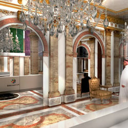 Petraluxe. Showroom. 3D Visualisierung.