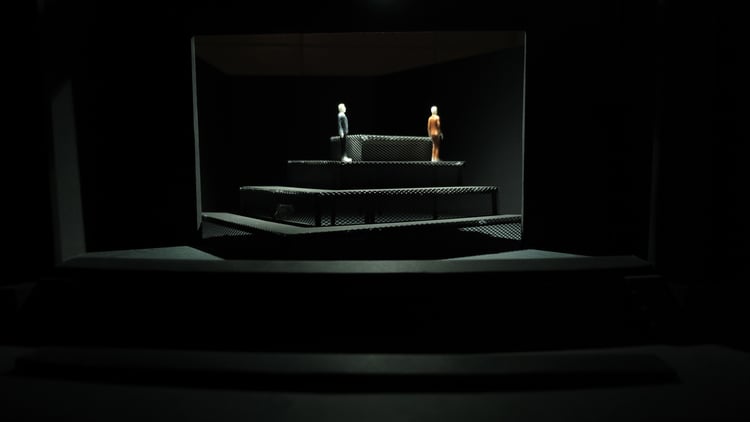 Eugéne Ionesco „Rhinocéros“, Bühnenbildentwurf