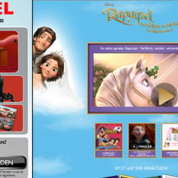 Webspecials, zum Beispiel für Cars 2, Rapunzel, Die Muppets