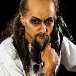pirate (theater) with selfmade wig