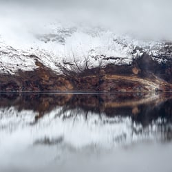First snow in the Icelandic highlands