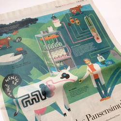 „Das Rülpsen des Pansensimulators“ für die Wochenzeitung DIE ZEIT