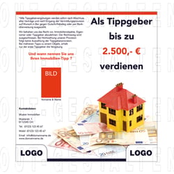 Immobilien-Flyer erstellen | Layout gestalten
