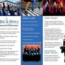 Flyer for „Jigs & Reels“ Berlin Irish Dance Academy / 2013