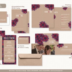 Designkonzept für Hochzeitspapeterie