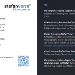 Stefan Verra – Körpersprecher