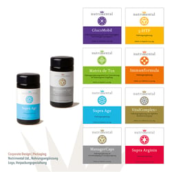 Nutrimental Nahrungsergänzung | Corporate Design und Verpackungsgestaltung