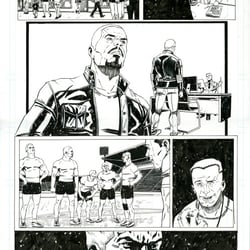 Seite 08 von einem Comic Pitch, Zeichnung und Tusche Sedat Oezgen