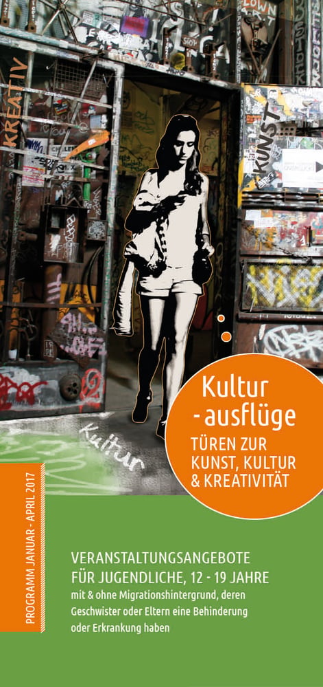 Cover Programmheft _ Veranstaltungsangebote. Geschwister