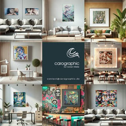 wallart pop art contemporary art gallery paintings handmade carographic by Carolyn Mielke