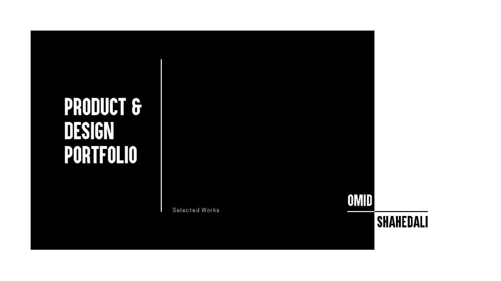 Product & Design Portfolio