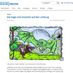 Die Sage vom Drachen auf der Limburg