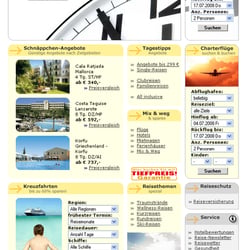 Werbemittel Reiseshop (Microsite) travelan.de