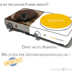 GIF Animation & Konzept – Orange Cosmos