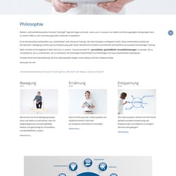 Personal Trainer – joomla! Homepage