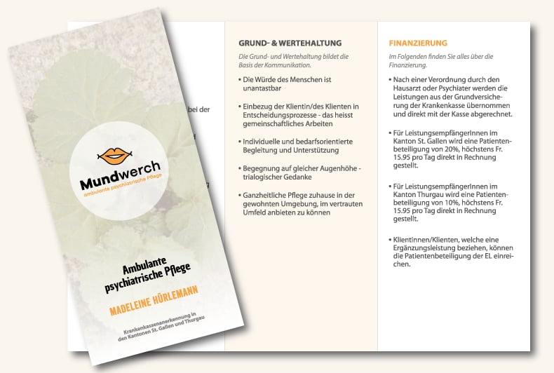 Werbeflyer von Mundwerch