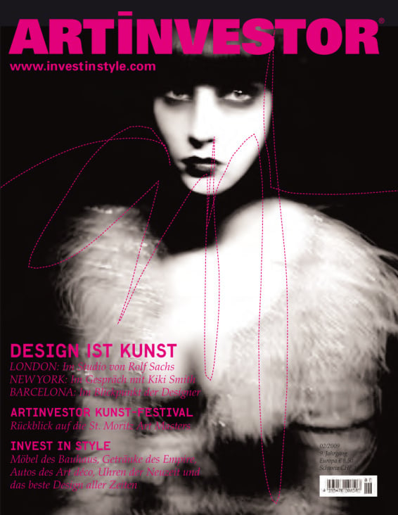 Titelentwurf, Artinvestor Kunstmagazin Fashionausgabe