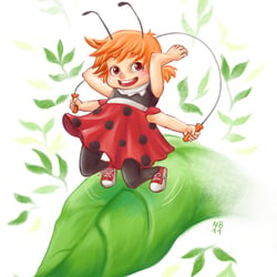 Marienkäfer Mädchen