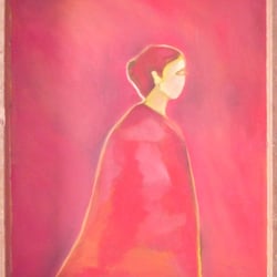 Rote Frau / verkauft