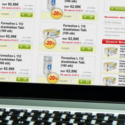 Apodiscounter – Screendesign