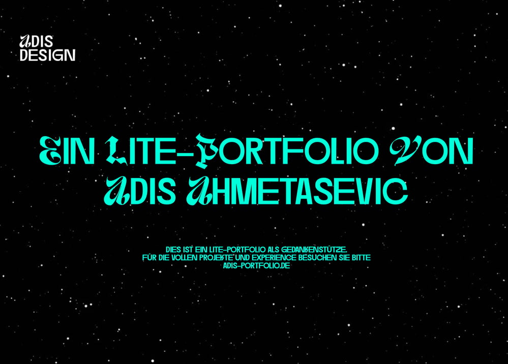 Ein Lite-Print-Portfolio für Ihre Unterlagen