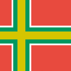 Flagge des fiktiven Landes