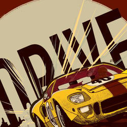 „Drive“ Ford GT 40