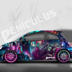 Fiat 500 Abarth Wrapdesign
