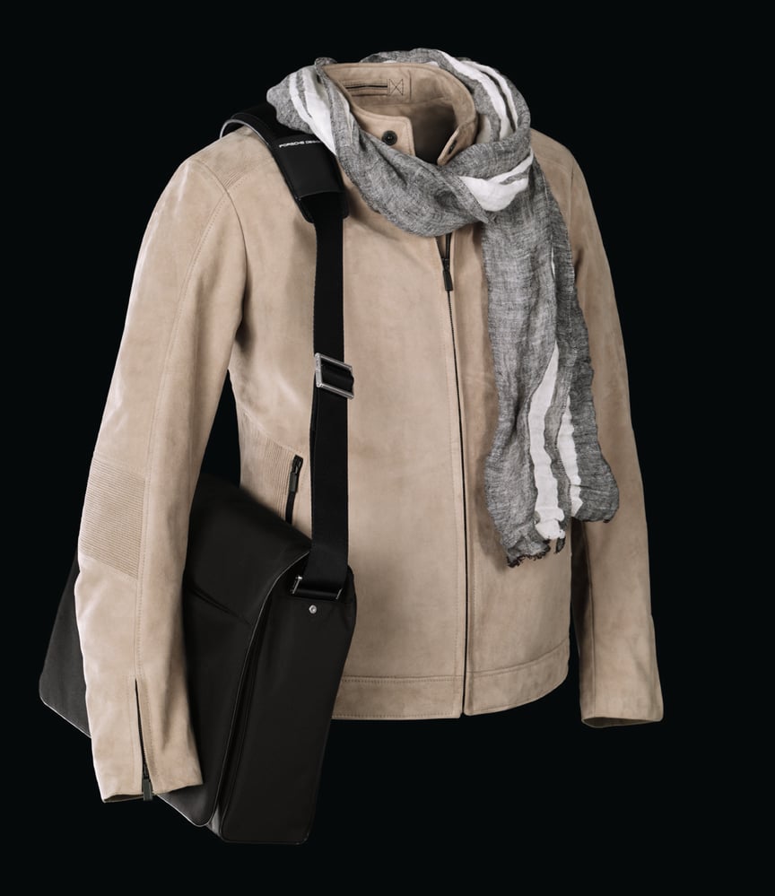 PORSCHE Roadster beige mit Tasche 65141