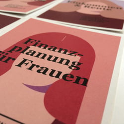 Frauenfinanzberatung Flyerserie