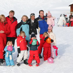 Holländische Königsfamilie in Lech am Arlberg