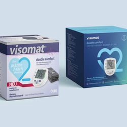 visomat Packaging Design Relaunch im Vergleich