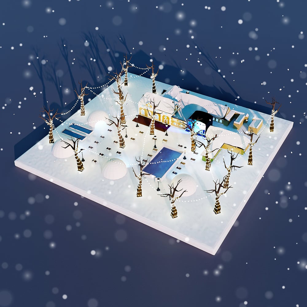 3D Model of a winter garden „Pruefeninger Schlossgarten“ https://pruefeninger-wintergarten.de