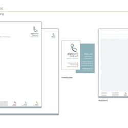 Geschäftsausstattung und Logodesign wf planwerk