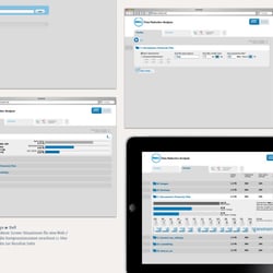Dell Data Reduction Analyser UI