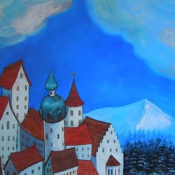 Acryl, Öl  150×70