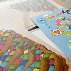 Illustrationen von Brettspielen