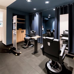 Salon Interiordesign – Barber Bereich